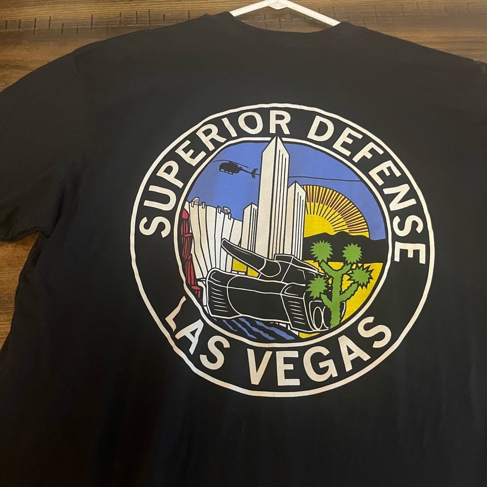 Superior Defense Las Vegas T Shirt Supdef not forward observations group fog hpd